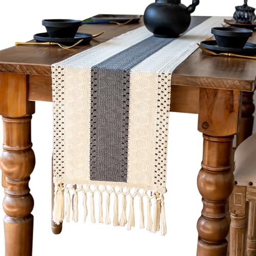 KieTeiiK Festlicher Tischläufer Polyester Holiday Decor Falten Resistente Essfeier Accessory Polyester Tischläufer von KieTeiiK