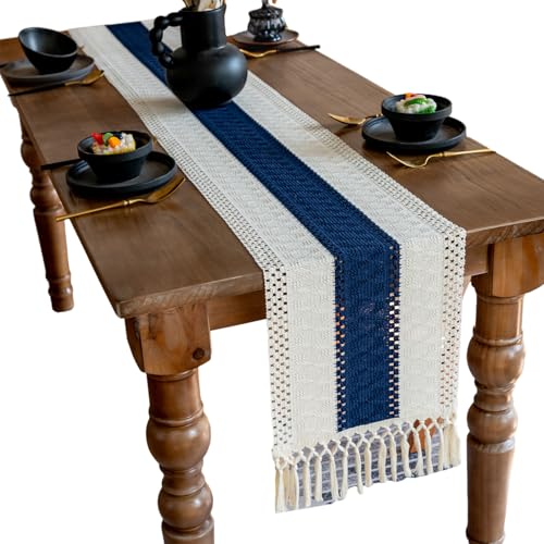 KieTeiiK Festlicher Tischläufer Polyester Holiday Decor Falten Resistente Essfeier Accessory Polyester Tischläufer von KieTeiiK