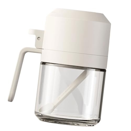 KieTeiiK Gewürzflaschen Süßigkeitenjar Mit Abnehmbarem Löffel Und Deckel Mit Mehreren Zweck Glastrocks Gewürzbehälter Für Küchen Verwenden Sie Multifunktional Küchengeräte von KieTeiiK