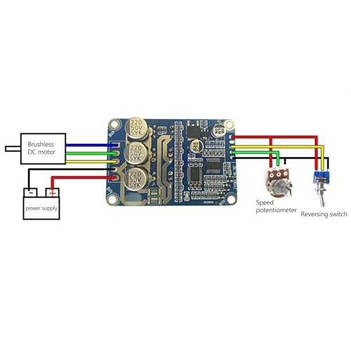 KieTeiiK Motor Controller 12V-36V 500W Bürstenlos Für Gleichstrommotor Ausgeglichenes Auto Treiberplatine Modul 2 48x1 67x0 67 Zoll Antriebsmotor Für Ausgeglichenes Auto von KieTeiiK