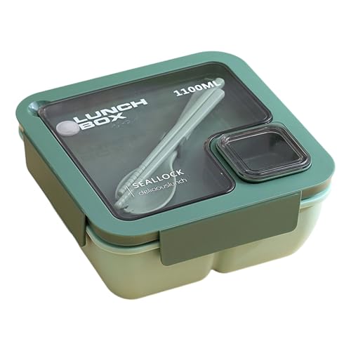 KieTeiiK Multiple Abschnitt Lunchbehälter Mit Versiegeltem Deckel Plastikmikrowellen Verheehung Für Heiße Kaltnahrungsmittel Trennung Mikrowelle Safe Safe Divided Lunch Box KieTeiiK Multiple Abschnitt Lunchbehälter Mit Versiegeltem Deckel Plastikmikrowellen Verheehung Für Heiße Kaltnahrungsmittel Trennung Mikrowelle Safe Safe Divided Lunch Box von KieTeiiK
