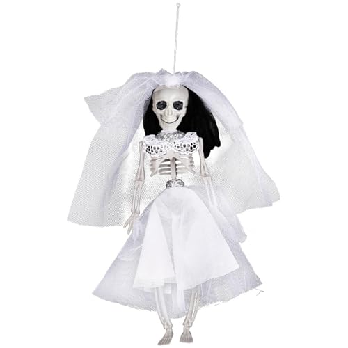 KieTeiiK Realistische Plastik Skelettfiguren Halloween Dekoration Mit Beweglichen Gelenken Für Eindringliche House Halloween Party Display Horror Themed Hangable Orament KieTeiiK Realistische Plastik Skelettfiguren Halloween Dekoration Mit Beweglichen Gelenken Für Eindringliche House Halloween Party Display Horror Themed Hangable Orament von KieTeiiK