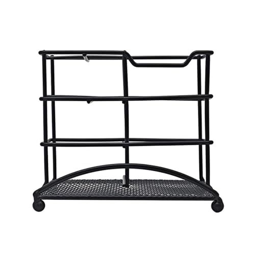 KieTeiiK Robustes Metallregal Für Garage Office Tool Freies Setup Compact Design Mehrstufiges Rostresistentes Rostfreies Heimorganisation Rack von KieTeiiK