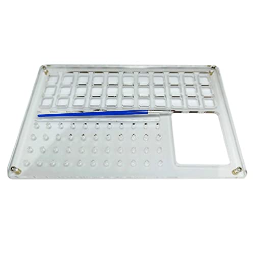 KieTeiiK Schmier Tester Platte Mechanische Tastatur Schalter Tester Basis DIY Werkzeug Doppelschicht Acryl Schmiermittel Modding Station Tastenkappen Abzieher Entferner von KieTeiiK