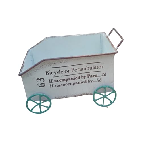 KieTeiiK Vintage Schubkarre Eisen Pflanzer Garten Dekorationswagen Pflanzer Für Terrasse Dekoration Wagen Blumentopf KieTeiiK Vintage Schubkarre Eisen Pflanzer Garten Dekorationswagen Pflanzer Für Terrasse Dekoration Wagen Blumentopf von KieTeiiK