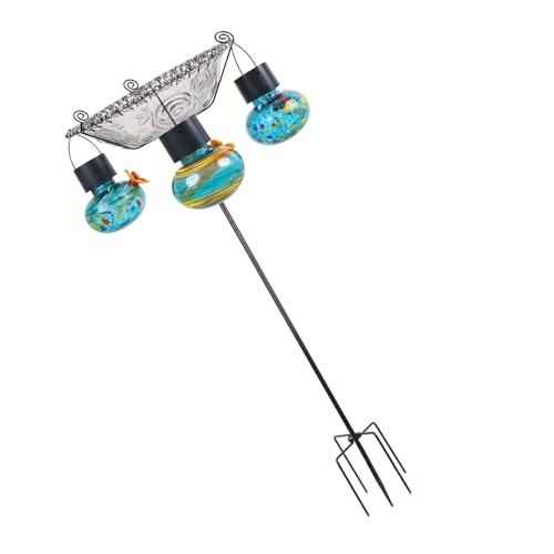 Kolibris Sonnenvogelfutter Mit Beobachtung Fenster Rostbewertete Bodenspikes Für Balkon Heiligtümer Sonneneinstrahlung Für Den Hausgarten von KieTeiiK