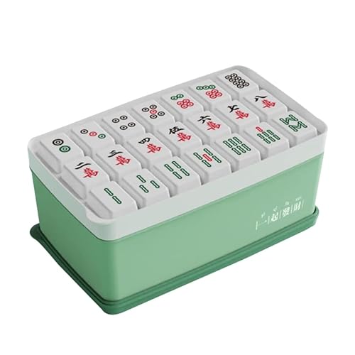 Lebensmittelqualität Eiswürfelform Set für W/Schaufel Aufbewahrungsbehälter für Gefrierschrank Easy Release 21 Mahjong Muster Ice Tray Spill-Resista Eiswürfelform Silikon Eiswürfelform mit von KieTeiiK