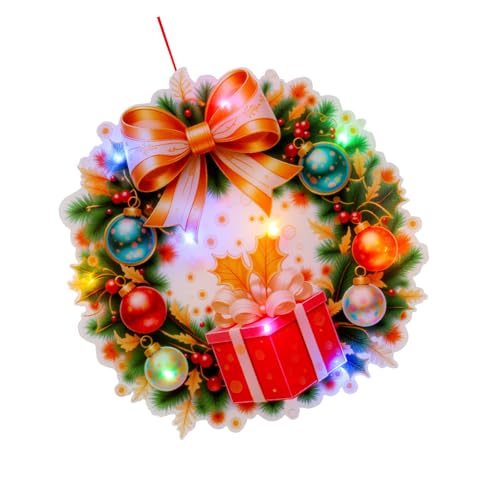 Moderne LED Beleuchtete Urlaubsschmuck Tragbare Plastikkonstruktion Für Türfenster Mantel Langlebige Plastik Weihnachtslichter von KieTeiiK
