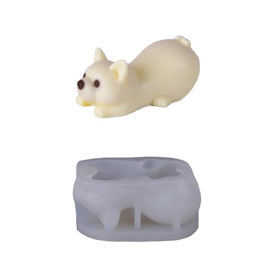 Nicht STIAK Silikon Hundekuchenformen Für Mousse Candy Behandelt Einfache Reinigung Effiziente Backbacken Essentielles Niedliches Hund Form Dessertformen von KieTeiiK