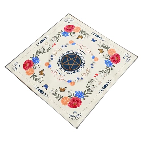 Tarots Tischdecke Eye Mondmuster Astrologie Altäre Stoff Göttisch Kartentisch Stoff Wandteppich Hexereien Versorgung Göttisch Kartentisch Tuch Wanddekoration von KieTeiiK