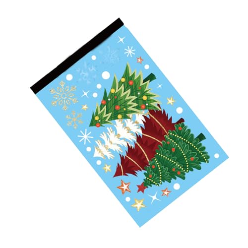 Weihnachtsbaumaufkleber Wasserdichtes PVC Fenster Abziehbilder Für Glastür Home Office Urlaub Dekoration Statischer Aufkleber von KieTeiiK