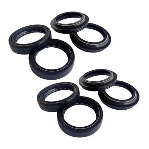 KiedvE 2pc/4/8pc 41x54x11 Front Gabel Dämpfer Welle Öl Dichtung Staub Abdeckung for VT1100C VT1100 C2 C3 1985-2006(4pc Seal 4pc Cover) von KiedvE