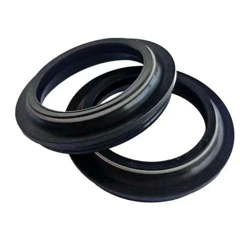 KiedvE 2pc/4/8pc 43x54x11 Front Gabel Dämpfer Welle Öl Dichtung Staub Abdeckung for 748 748S 749S 749R 750M 1998-2007(2pc Cover) von KiedvE