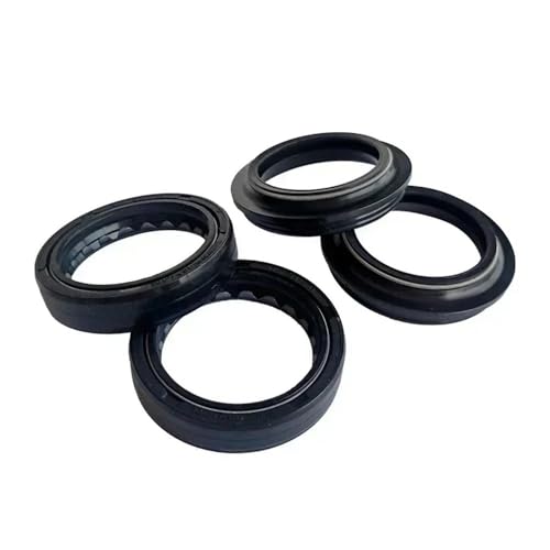 KiedvE 2pc/4/8pc 43x54x11 Front Gabel Dämpfer Welle Öl Dichtung Staub Abdeckung for XR400R XR400 1996-2006(2pc Seal 2pc Cover) von KiedvE