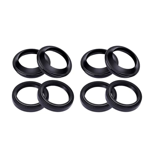 KiedvE 41x53x8/11 Vorderradgabel Suspension Dämpfer Öl Dichtung Staub Abdeckung for 660 1997-2000(4pcs Seal 4pcs Cover) von KiedvE