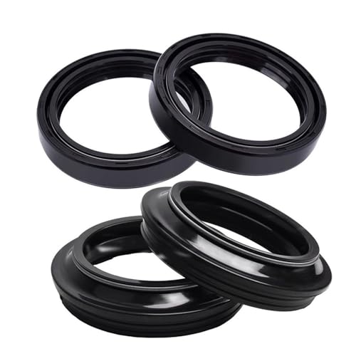 KiedvE 43x54x11 Gabel Suspension Dämpfer Öl Dichtung Staub Abdeckung for XRV750 XL1000 ABS XL 1000(2pcs Seal 2pcs Cover) von KiedvE