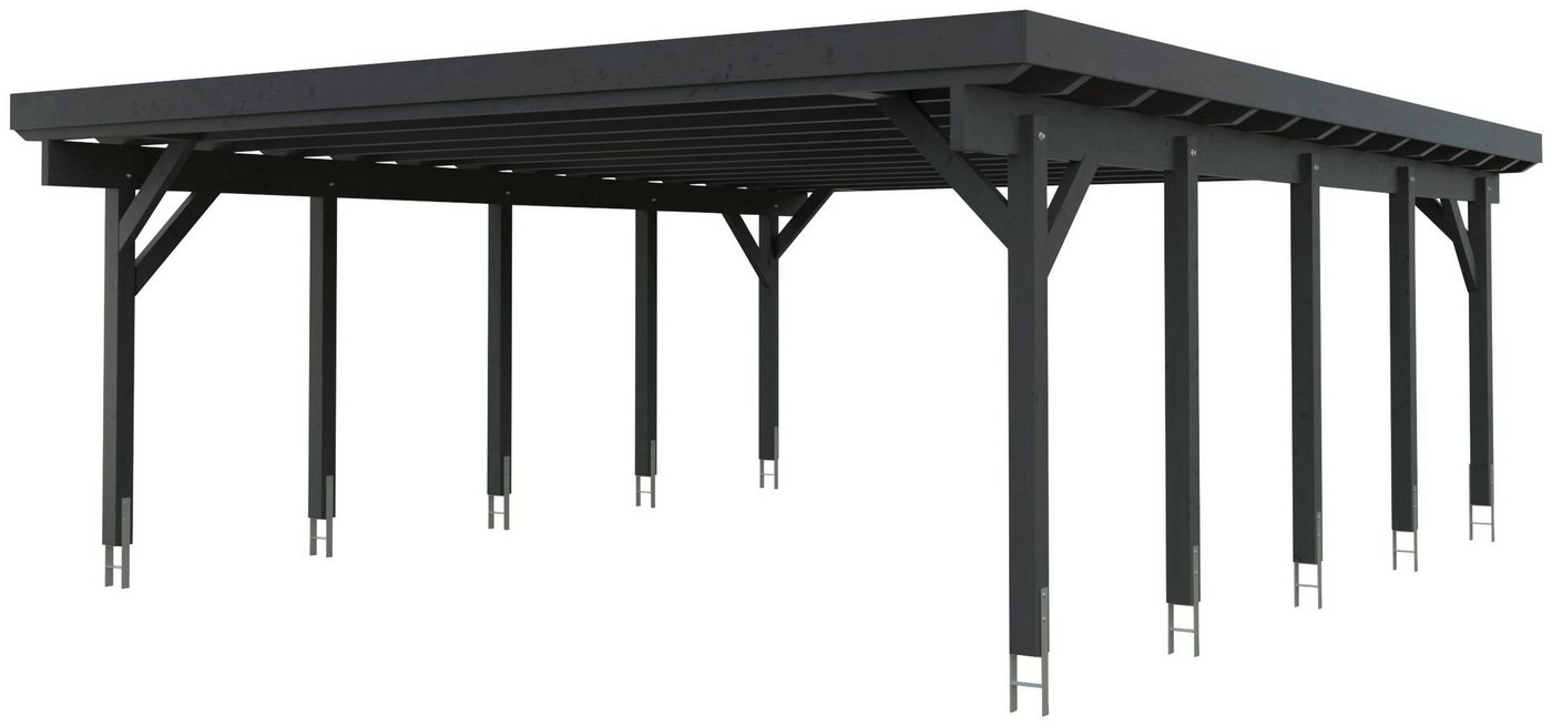 Kiehn-Holz Doppelcarport KH 330 / KH 331, BxT: 634x754 cm, 225 cm Einfahrtshöhe, Stahl-Dach, versch. Farben Kiehn-Holz Doppelcarport KH 330 / KH 331, BxT: 634x754 cm, 225 cm Einfahrtshöhe, Stahl-Dach, versch. Farben von Kiehn-Holz