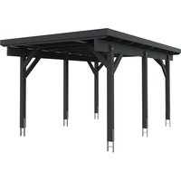 Kiehn-Holz Einzelcarport "KH 300 / KH 301" Holz 275 cm anthrazit Stahl-Dach, versch. Farben Kiehn-Holz Einzelcarport "KH 300 / KH 301" Holz 275 cm anthrazit Stahl-Dach, versch. Farben von Kiehn-Holz