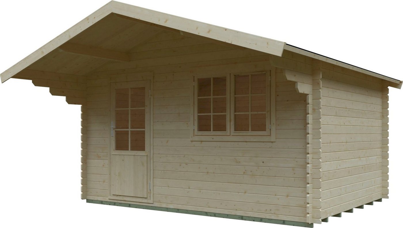 Kiehn-Holz Gartenhaus Dimberg, BxT: 437x423 cm, aus naturbelassenem Fichtenholz von Kiehn-Holz