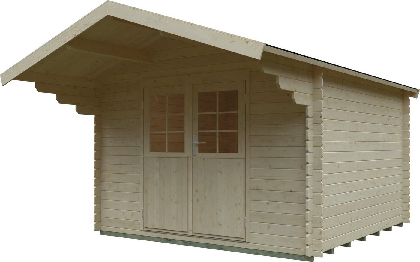Kiehn-Holz Gartenhaus Dürreckberg, BxT: 340x443 cm, aus naturbelassenem Fichtenholz von Kiehn-Holz