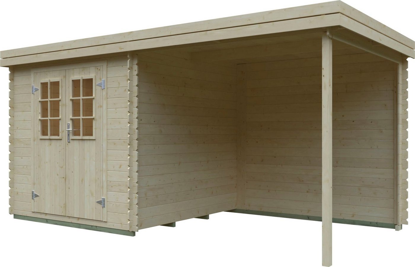 Kiehn-Holz Gartenhaus Edersee, BxT: 454x230 cm, aus naturbelassenem Fichtenholz von Kiehn-Holz