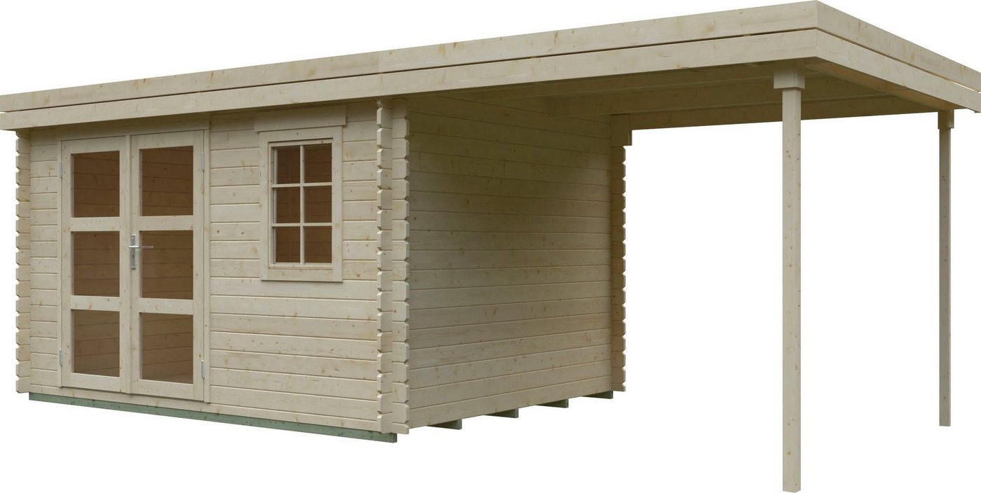 Kiehn-Holz Gartenhaus Eibsee, BxT: 605x282 cm, aus naturbelassenem Fichtenholz von Kiehn-Holz