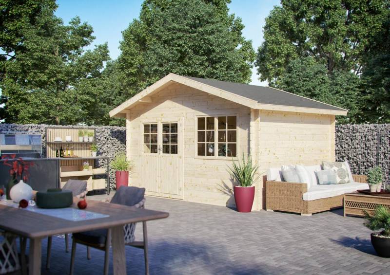 Kiehn-Holz Gartenhaus Gipsberg 1, BxT: 437x331 cm, (Set) von Kiehn-Holz