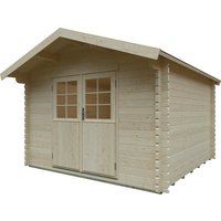 Kiehn-Holz Gartenhaus "Jonsberg" aus naturbelassenem Fichtenholz von Kiehn-Holz