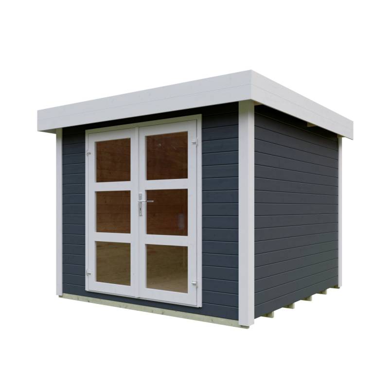 Kiehn-Holz Gartenhaus KH 28-110 Natur Unbehandelt 250 cm x 250 cm von Kiehn-Holz