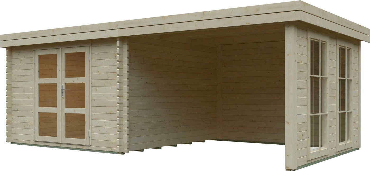 Kiehn-Holz Gartenhaus Schluchsee, BxT: 623x332 cm, aus naturbelassenem Fichtenholz von Kiehn-Holz