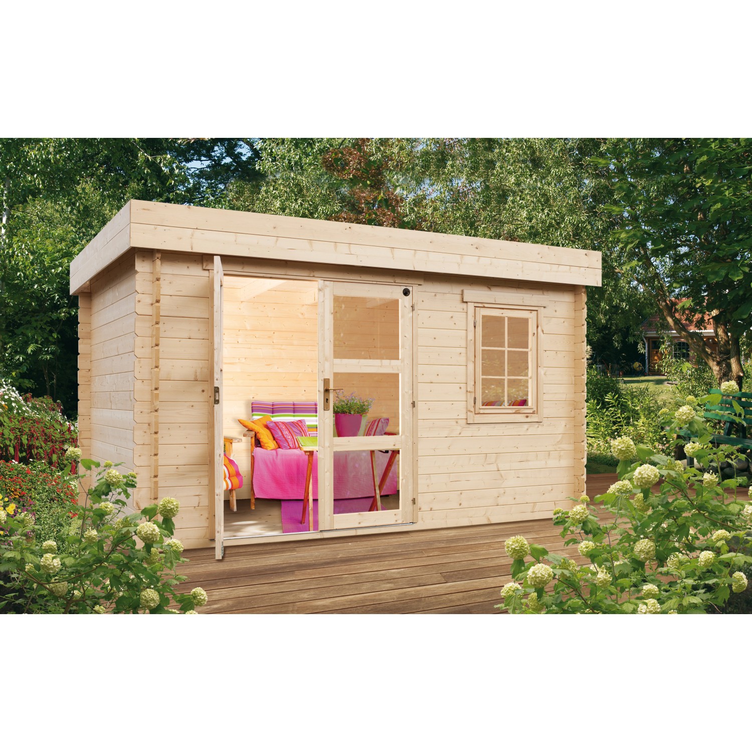 Kiehn-Holz Holz-Gartenhaus KH 28-023 Unberührt 340 cm x 250 cm Kiehn-Holz Holz-Gartenhaus KH 28-023 Unberührt 340 cm x 250 cm von Kiehn-Holz