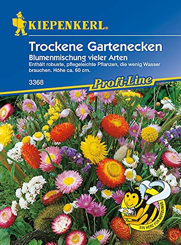 Blumenmischung Trockene Gartenecken einjährige Mischung vieler Arten von Kiepenkerl - Blumen-Saatgut