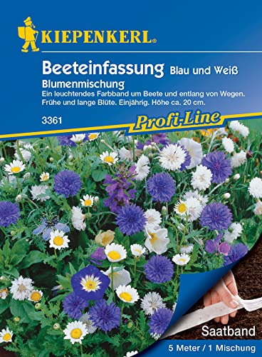Kiepenkerl, Beeteinfassungsmischung, blau/weiß von Kiepenkerl - Blumen-Saatgut