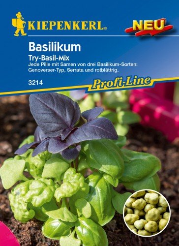 Basilikum Simply Herbs Try-Basil-Mix von Kiepenkerl