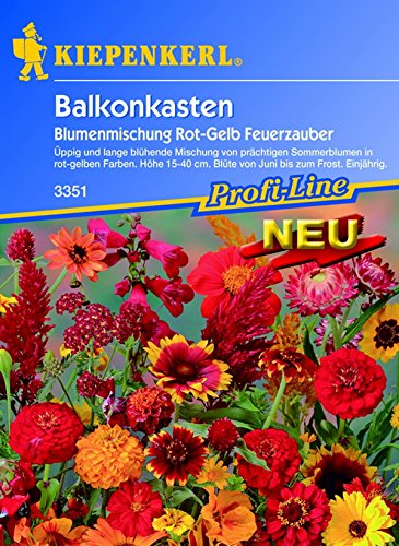 Kiepenkerl, Blumenmischung Feuerzauber, rot / gelb von Kiepenkerl