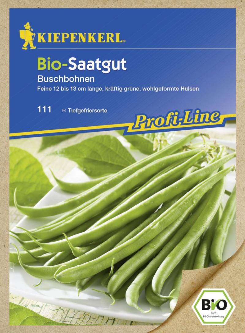 Kiepenkerl Bio Buschbohne Domino Phaseolus vulgaris var. nanus, Inhalt: 6 Ifd. Meter Kiepenkerl Bio Buschbohne Domino Phaseolus vulgaris var. nanus, Inhalt: 6 Ifd. Meter von Kiepenkerl