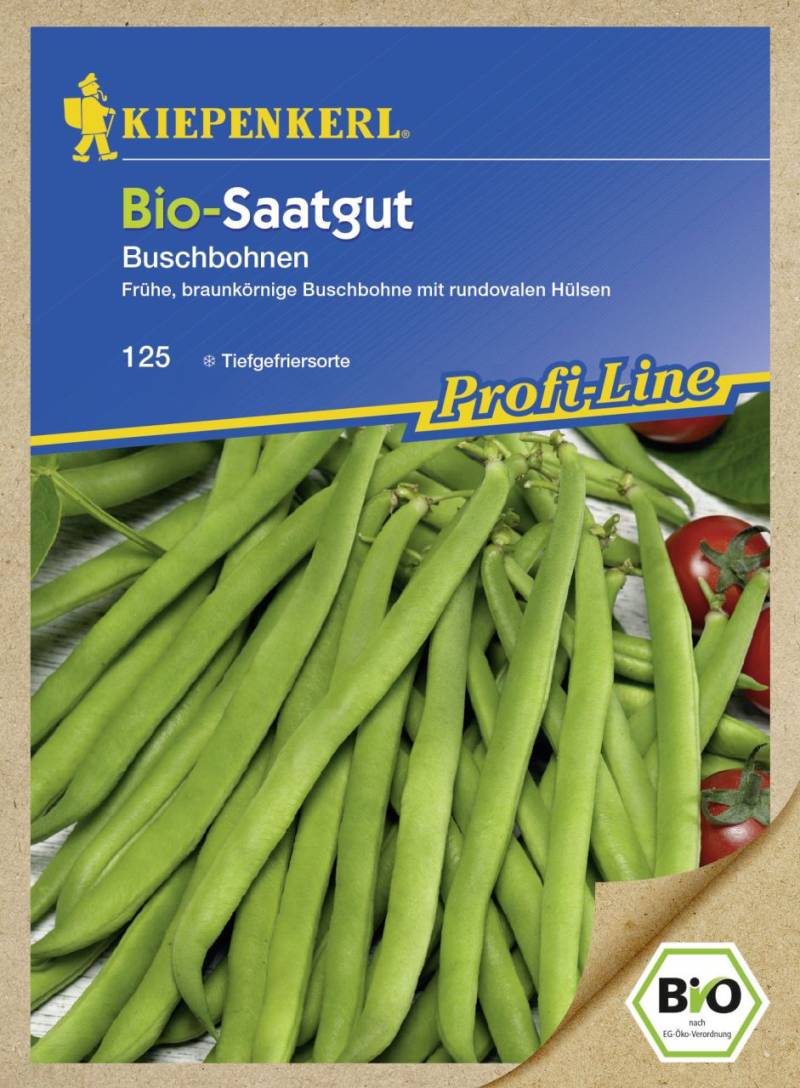 Kiepenkerl Bio-Saatgut Hülsenfrüchte Maxi Phaseolus vulgaris var. nanus, Inhalt: ca. 8 lfd. Meter von Kiepenkerl