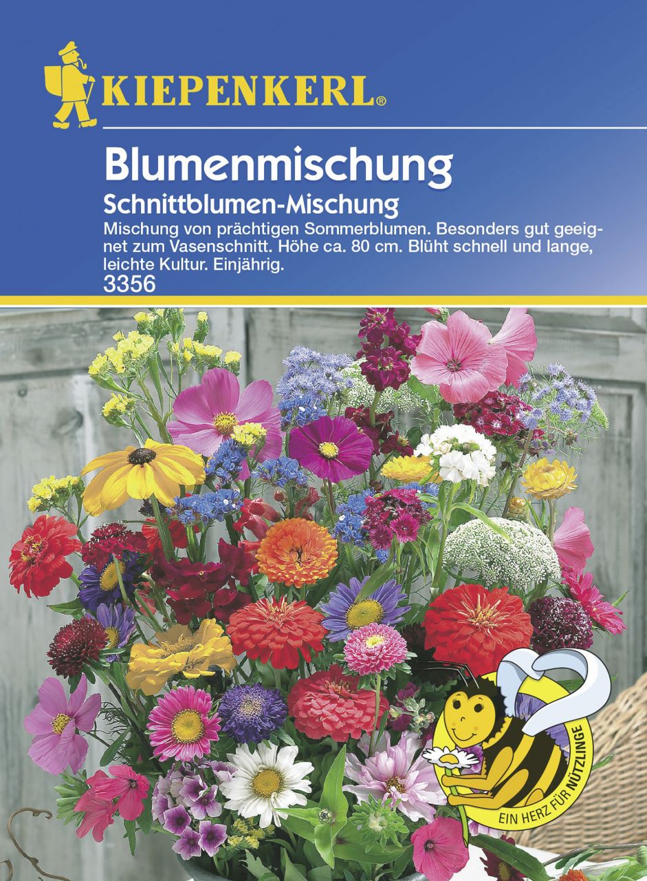 Kiepenkerl Blumenmischung Schnittblumen-Mischung Inhalt reicht für 1 - 2 m² von Kiepenkerl