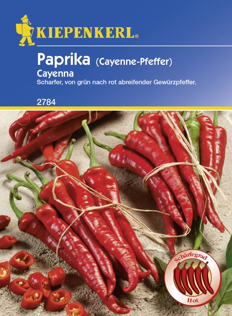 Kiepenkerl Gewürzpaprika Cayenna ca. 100 Pflanzen von Kiepenkerl