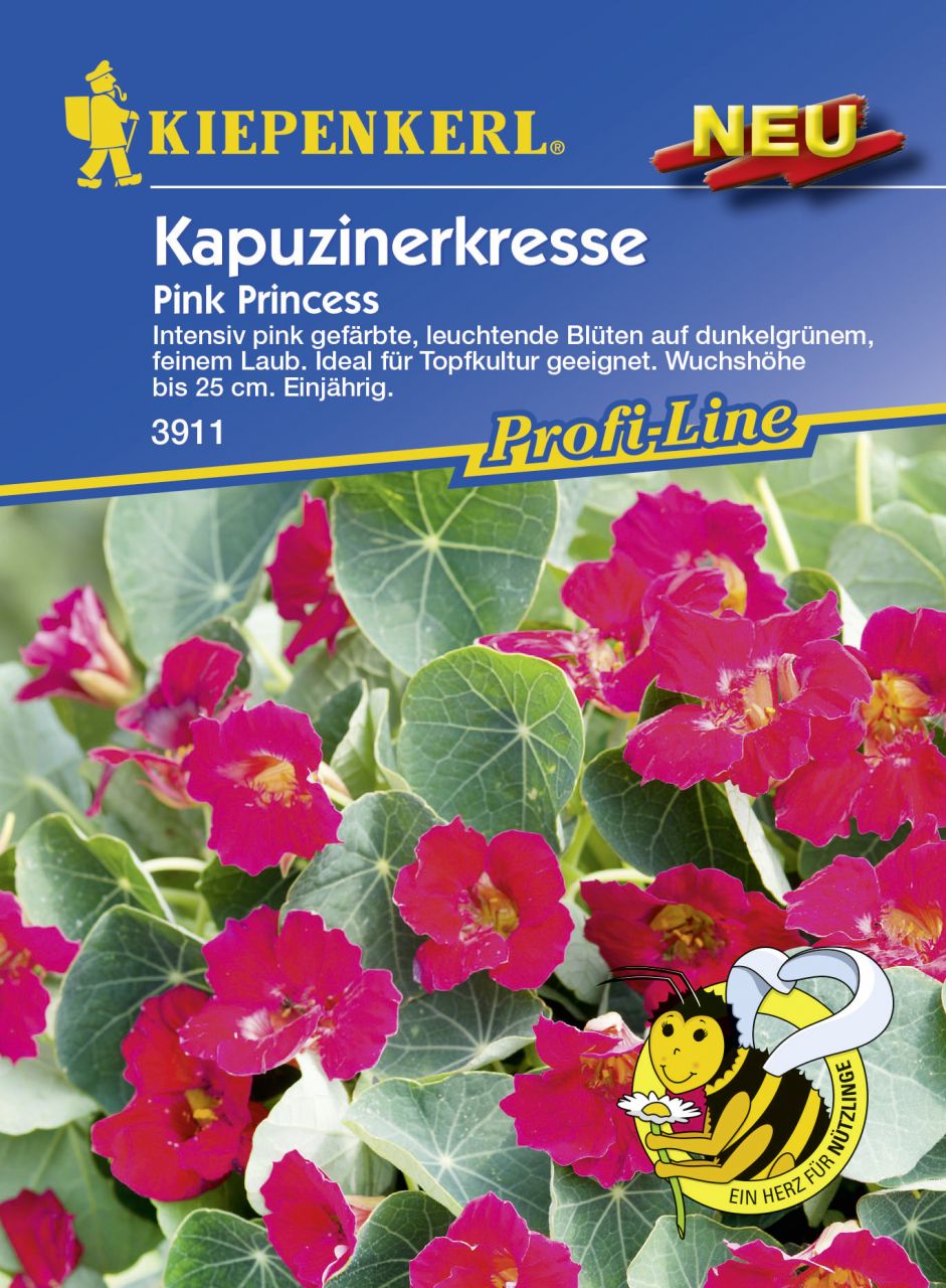 Kiepenkerl Kapuzinerkresse Pink Princess ca. 15 Pflanzen von Kiepenkerl
