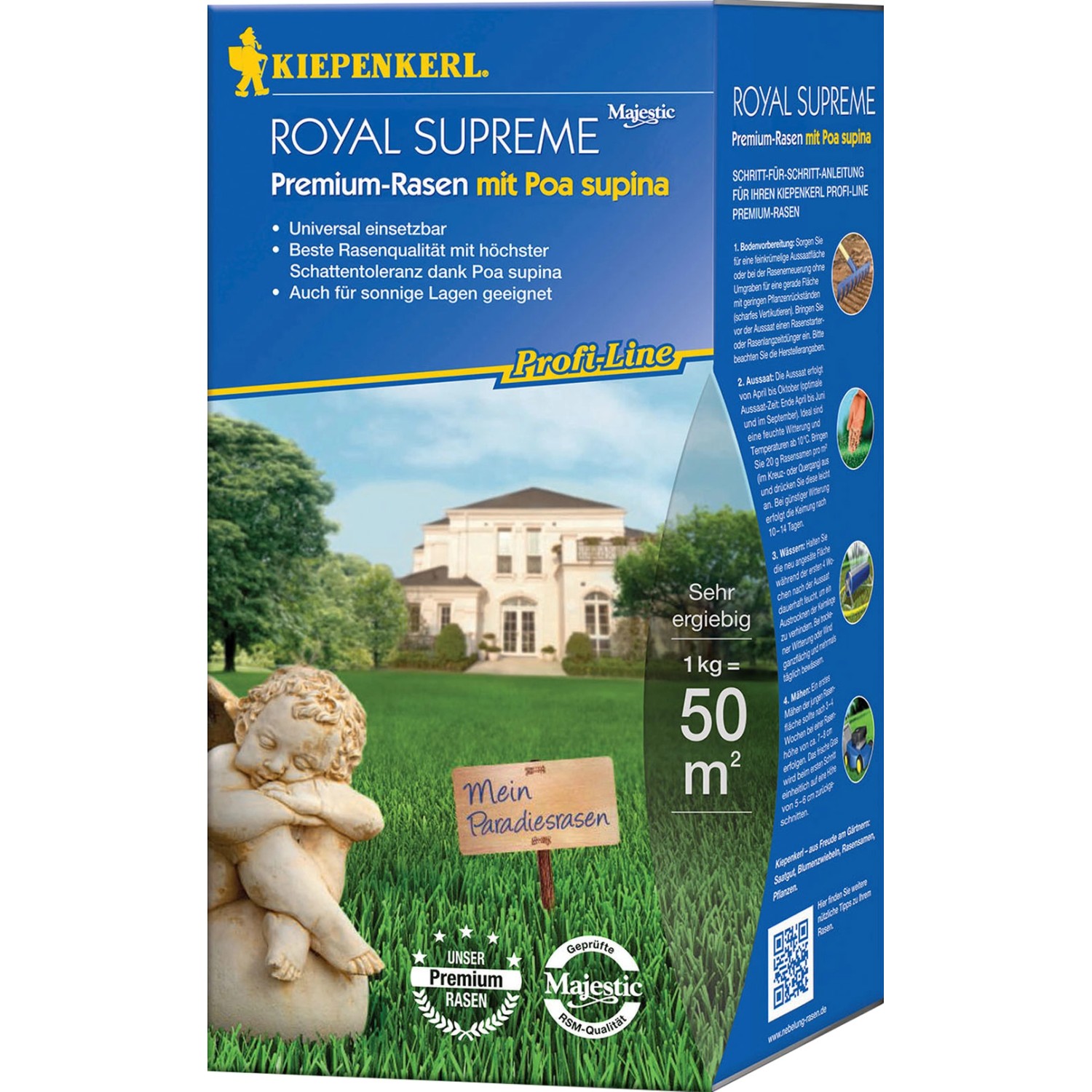 Kiepenkerl Premium Rasen Profi-Line Royal Supreme 1 kg von Kiepenkerl