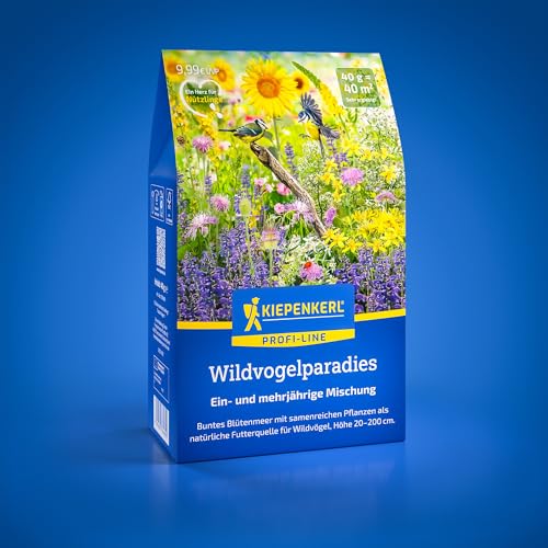 Kiepenkerl Profi-Line Blumensamen-Mischung Wildvogelparadies 1078480 - Natürliche Futterquelle für Wildvögel mit einer Wuchshöhe von 20 bis 200 cm - Pflanzen, Saatgut Kiepenkerl Profi-Line Blumensamen-Mischung Wildvogelparadies 1078480 - Natürliche Futterquelle für Wildvögel mit einer Wuchshöhe von 20 bis 200 cm - Pflanzen, Saatgut von Kiepenkerl