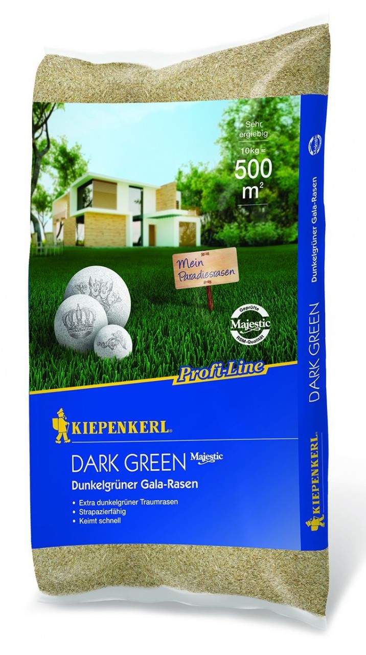 Kiepenkerl Profi Line Dark Green dunkelgrüner Gala-Rasen von Kiepenkerl
