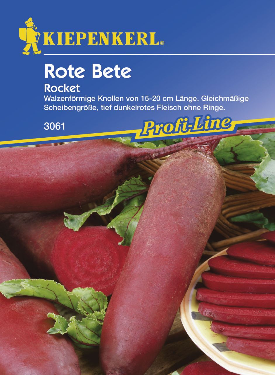 Kiepenkerl Rote Bete Rocket Beta vulgaris subsp. vulgaris, Inhalt: ca. 100 Pflanzen von Kiepenkerl