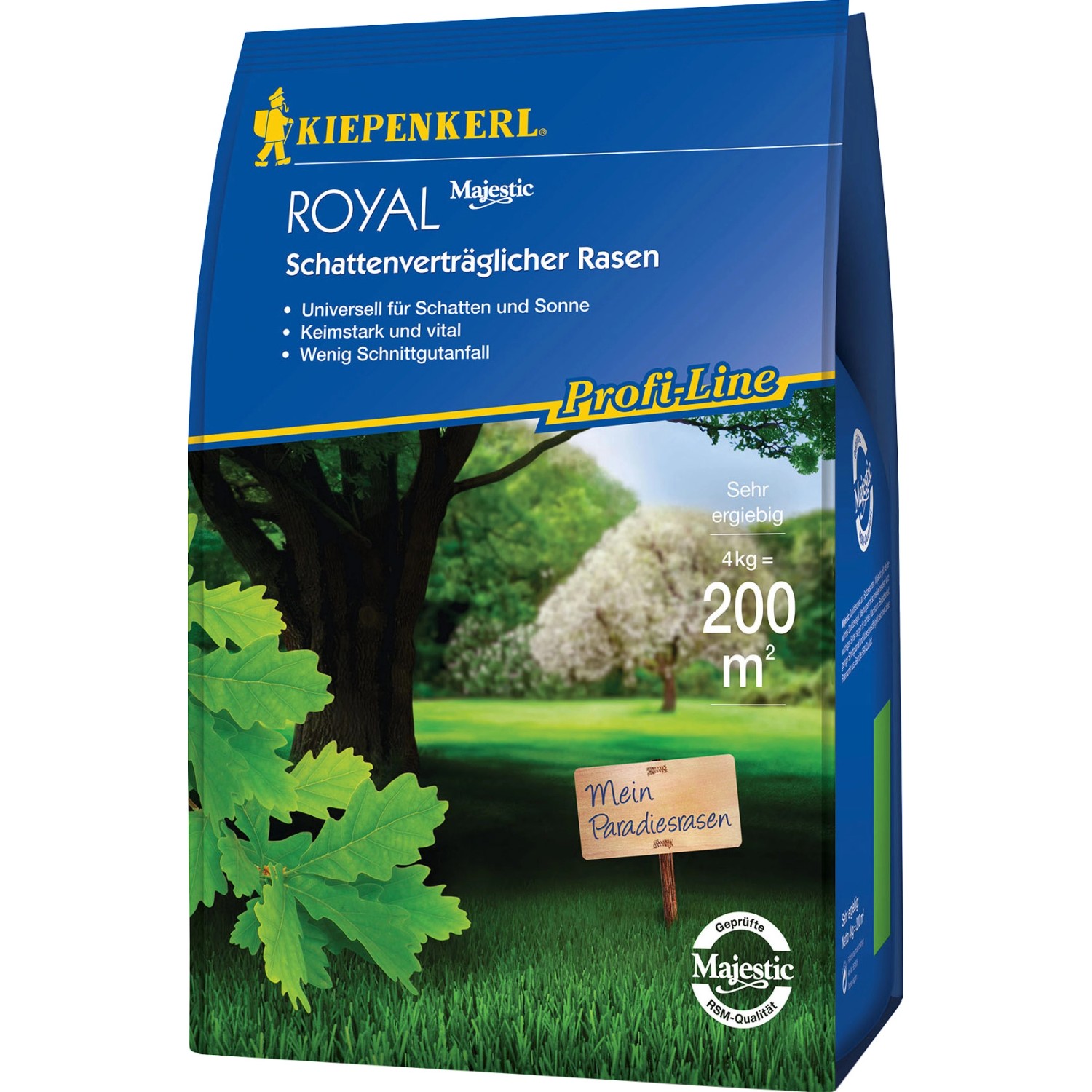 Kiepenkerl Schattenverträglicher Rasen Profi-Line Royal 4 kg von Kiepenkerl