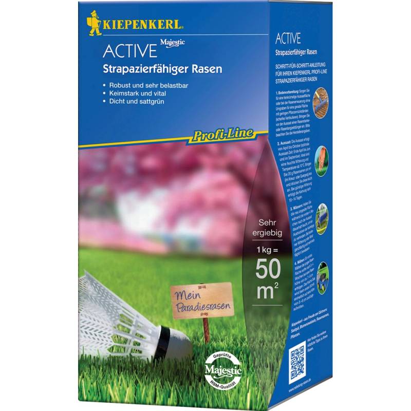Kiepenkerl Strapazierfähiger Rasen Profi-Line Active 1 kg von Kiepenkerl