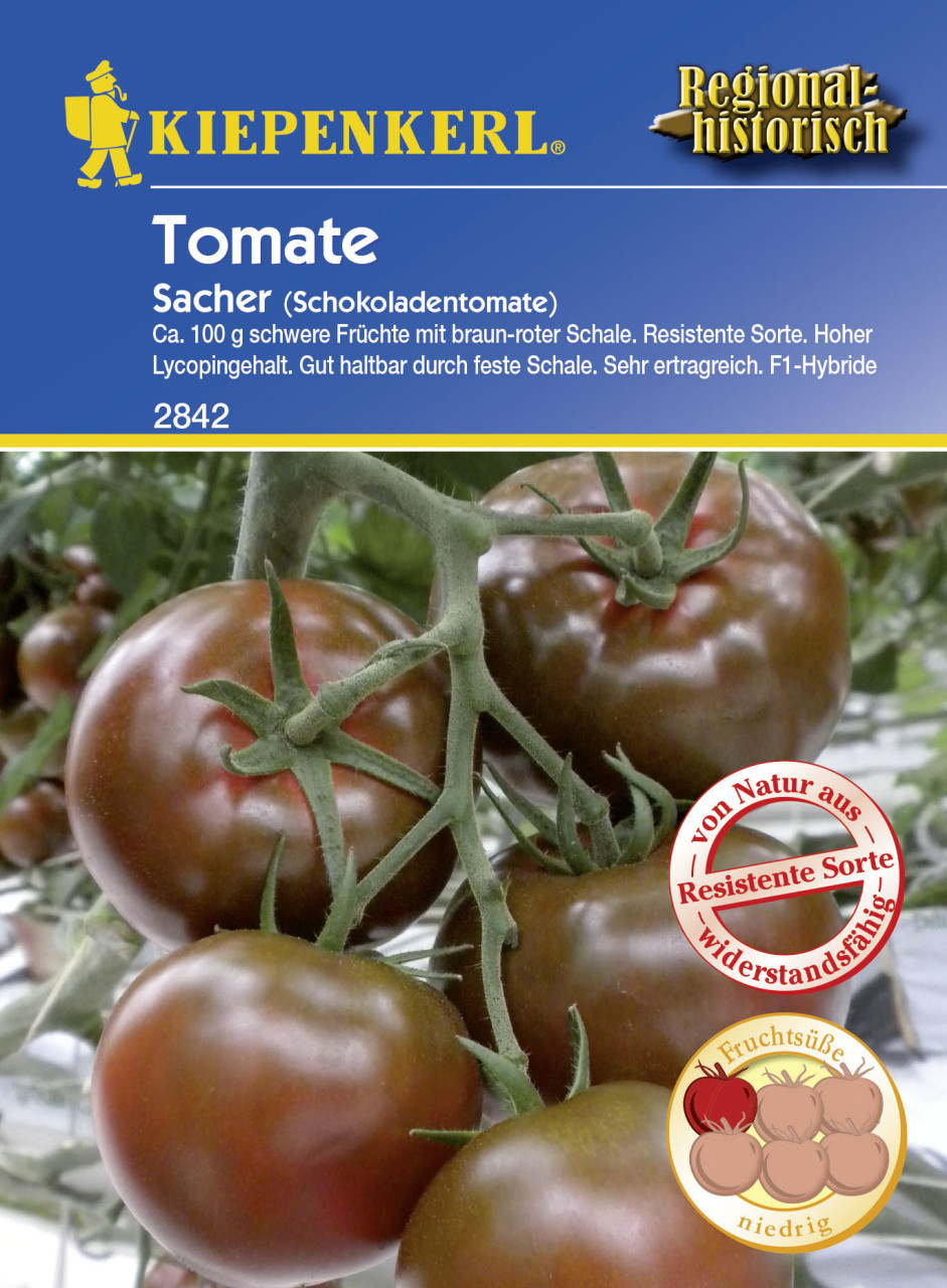 Kiepenkerl Tomate Sacher Solanum lycopersicum, Inhalt: 7 Korn von Kiepenkerl