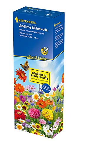 Ländliche Blütenwelle, Blumenmischung mit Aussaathelfer von Kiepenkerl