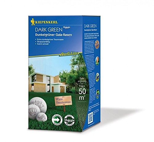 Rasensamen - Profi-Line Dark Green - Dunkelgrüner Gala-Rasen (1 kg) von Kiepenkerl von Kiepenkerl