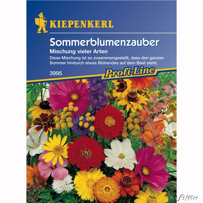 Sommerblumen-Zauber Lieferform: Portionssaatgut von Kiepenkerl